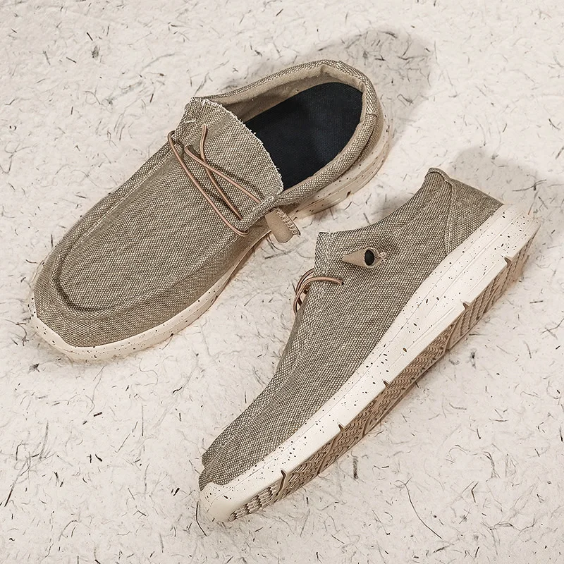 
Canvas Casual Shoes Men Plus Size 38-48 Men Loafers Fashion Canvas Shoes 