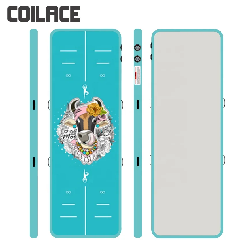  COILACE роскошный красочный водный коврик плавающая надувная водная платформа для оптовой