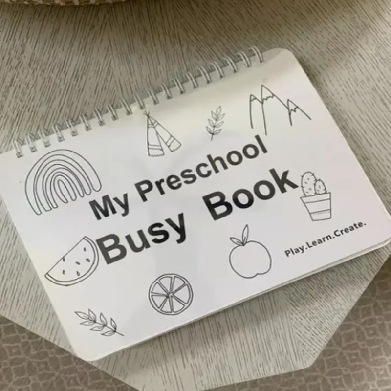 Toddler My Preschool Busy Books  Education Workbook Learning Preschool Busy Books Creative Photo Book for Child