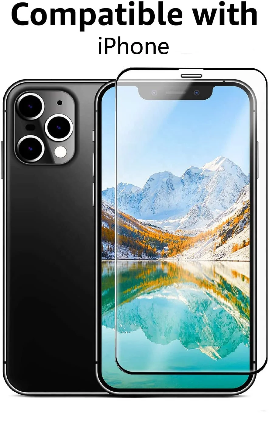 AOYIYA 9H Full Glass Screen Protector Durable Protection Tempered Glass for iPhone 11 12 13 Pro Max