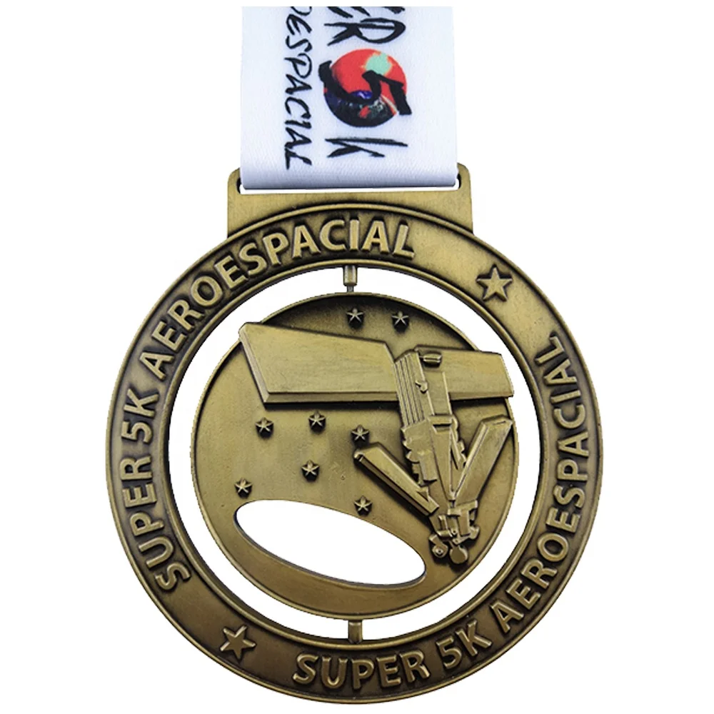 50 pcs ribbon with logo printed and jump rings for 2021 new design medal