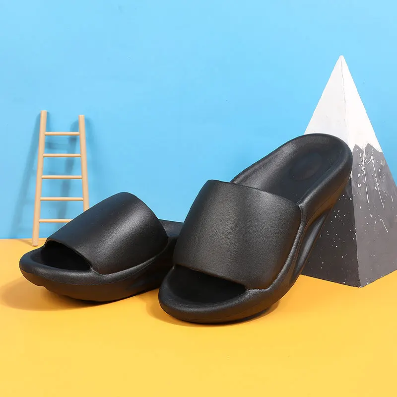 
Шлепанцы и сандалии eva blank yeezy, Летние сланцы, пляжные водонепроницаемые Нескользящие тапочки, мужские Тапочки 