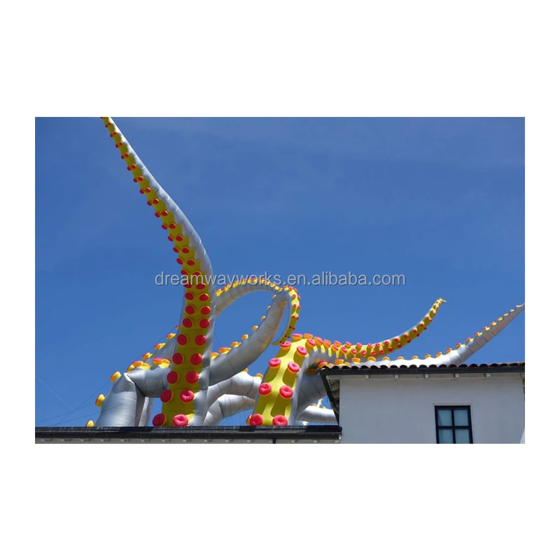 2024 Hot sale giant inflatable squid, inflatable squid arms for advertising
