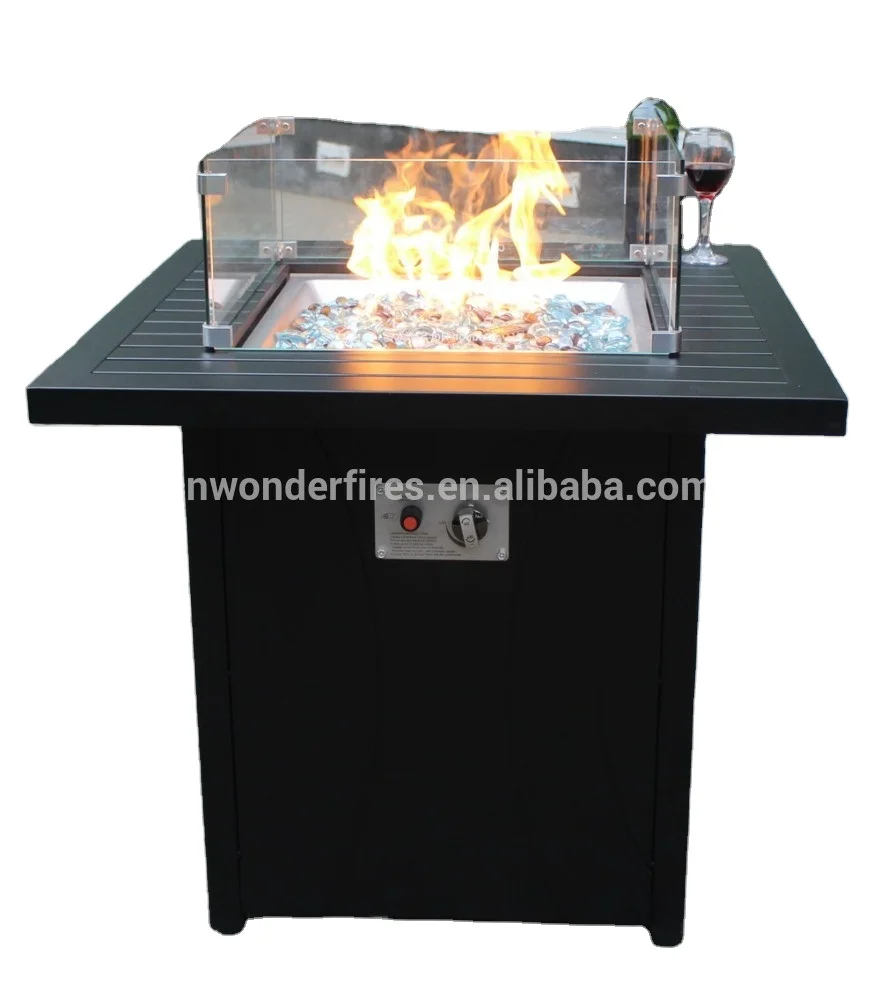33' Square Backyard Patio Fire Pit BBQ,outdoor garden gas square firepit ,Outdoor square charcoal metal fire pit