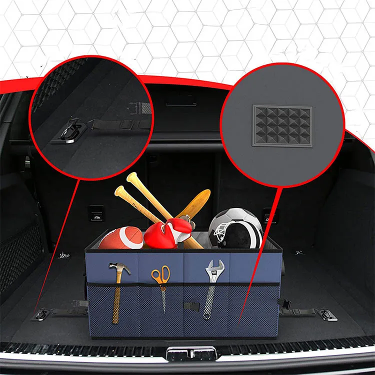 Wholesale  Car Trunk Organize foldable storage box Car Storage Organizer for SUV Trunk organizer