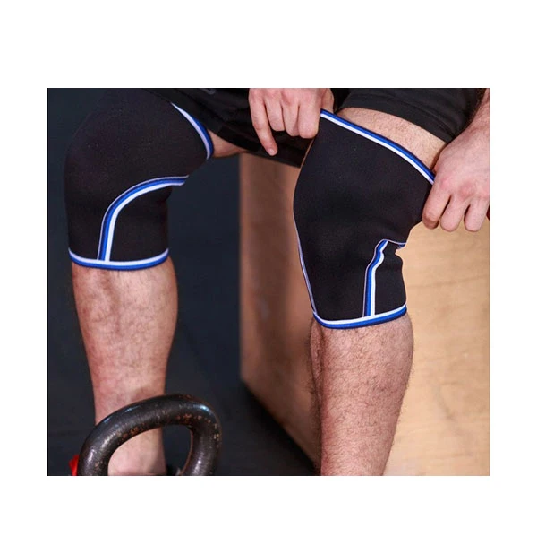 Customized weight lifting premium compression knee sleeve