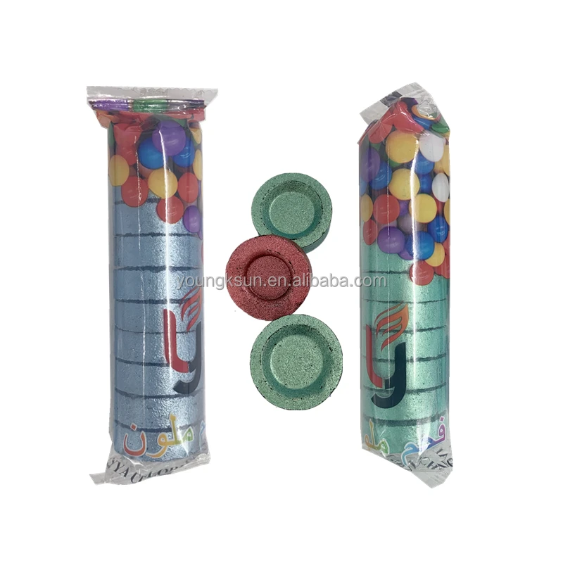 YKS customized box colored charcoal incense and hookah coal