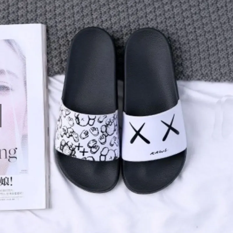 Dried shrimp hot summer slippers flat shoes Student flip flops slippers Couples flip-flops