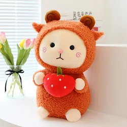 New Creative 23cm/40cm/50cm Cute Fruit Sheep Plush Toys Lamb Doll Pillow Sheep Alpaca
