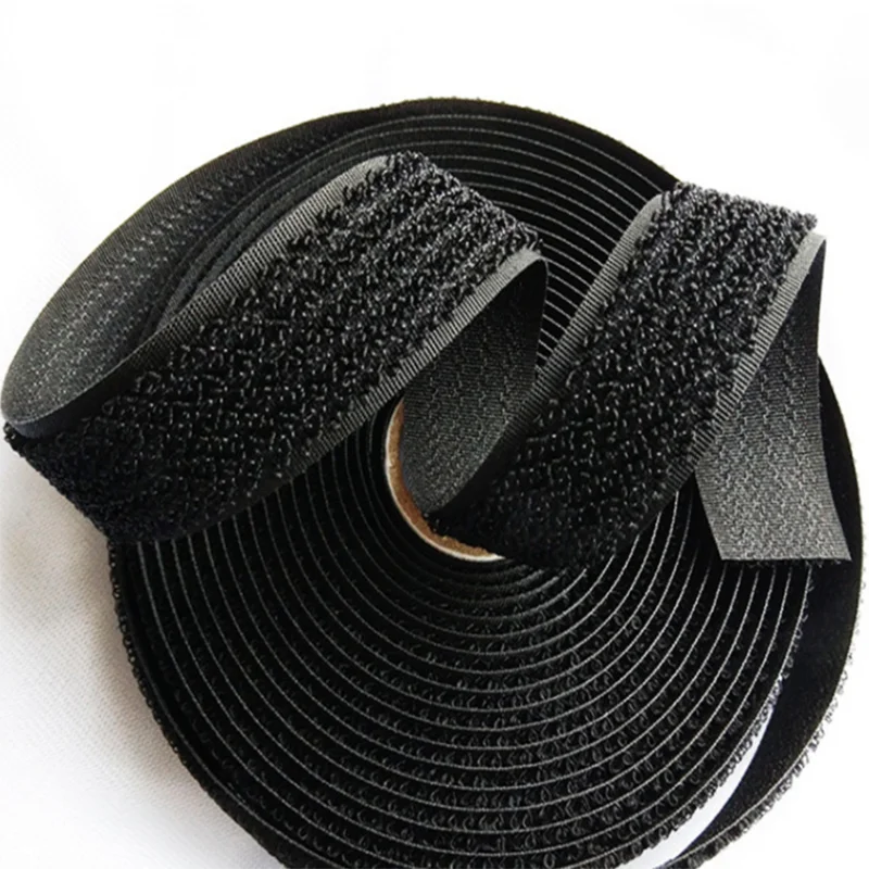 Die Cut Nylon Same Side Fasteners Convenient Hook Loop Tape One Side For Hat Shoes Use