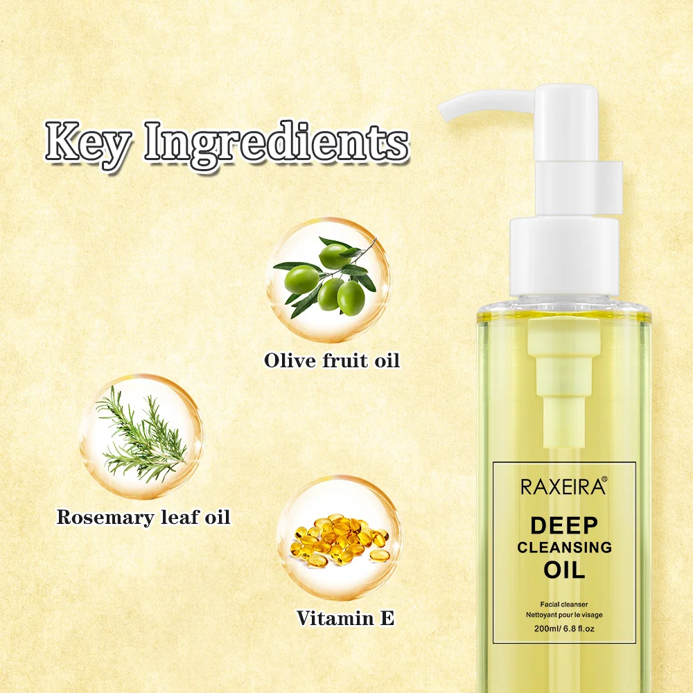 OEM/ODM Beauty Products Makeup Cleansing Oil Remover Face Wash Daily Vegan Facial Cleansing Oil For Face