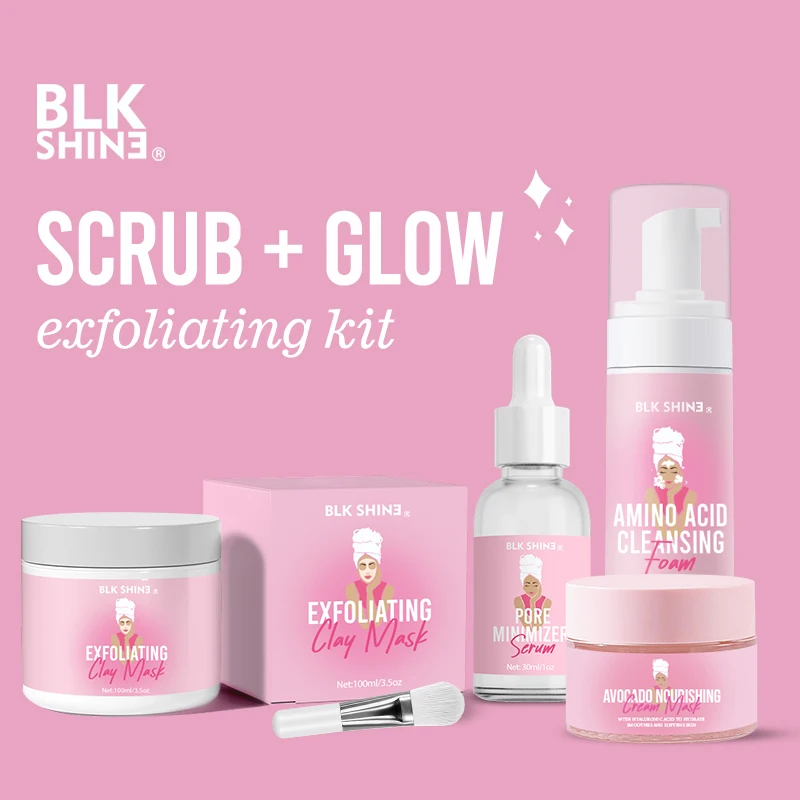 Skincare Kit Gift Set with Retinol Eye Mask Oil Free Face Moisturizer BHA PHA Facial Toner Hyaluronic Acid Serum