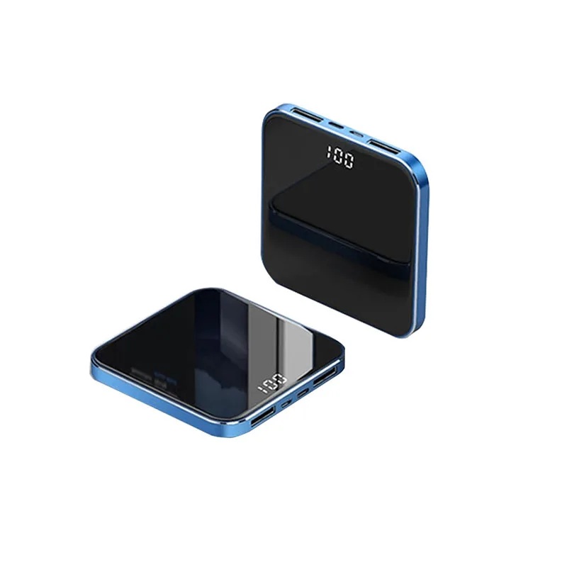 Best Quality 20000mAh Power Bank Dual USB Quick Charge Type-C Mini Mirror LED Digital Display 10000mah Powerbanks