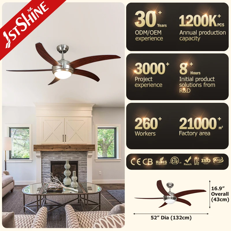 1stshine 220 вольт cina lampada ventilatori da soffitto con luce a led illuminazion levantare