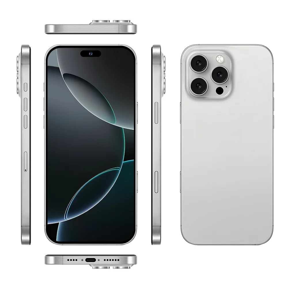 Original 5G Smartphone For 16 Pro Max Smart Phone i16 15 16G 1TB Mobile Phone Dropshipping Unlocked Cheap telefono inteligente