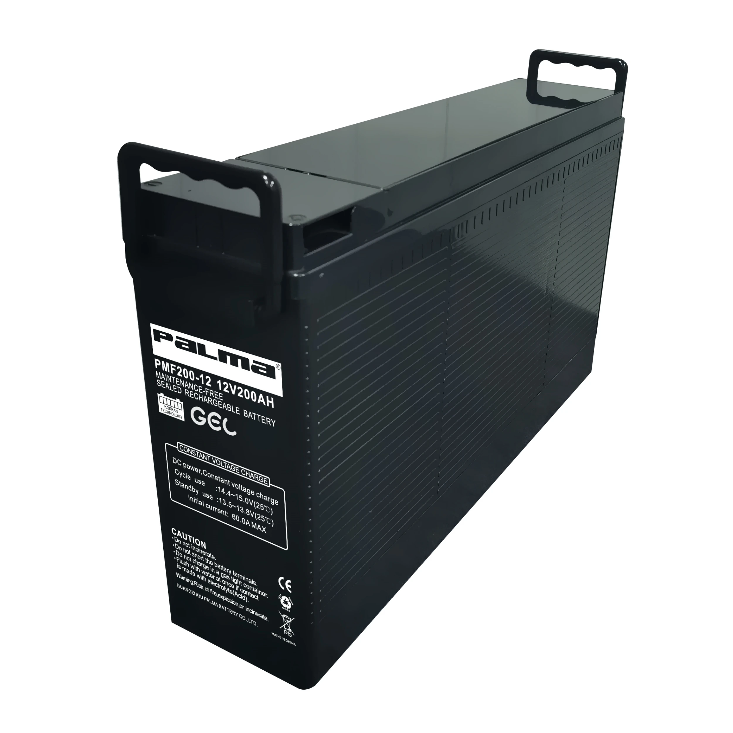Front Terminal 12V Deep Cycle Battery Solar Storage Battery