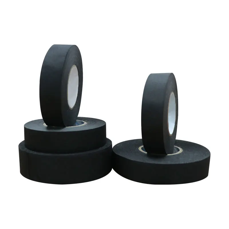 Black Color Fiber Polyester Cloth Felt Wire Harness Electrical Tape