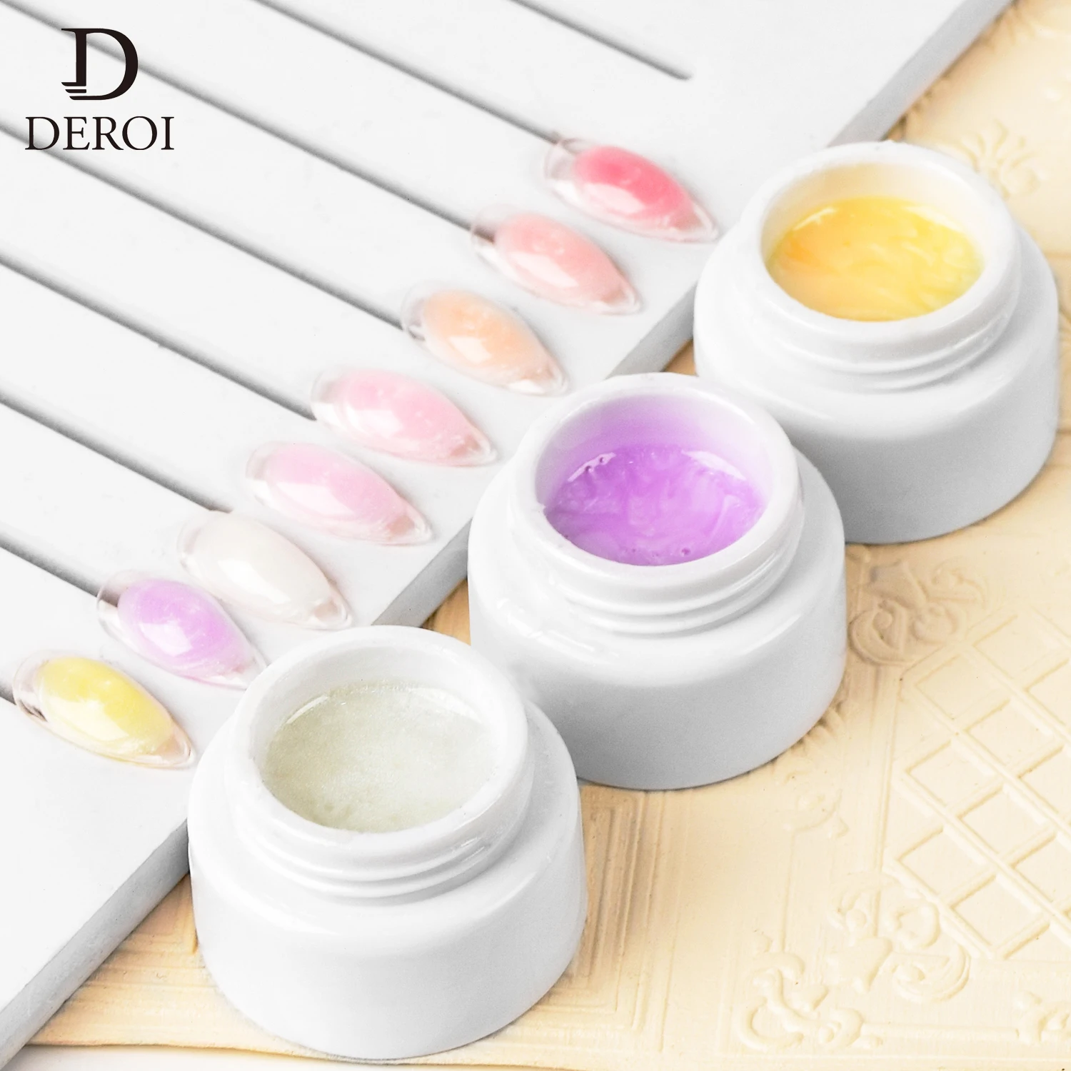 Professional Nail  Products Gel Nail Builder Quick Build Pearl Shimmer Glitter Gel Builder Factory Price UV Gel Builder