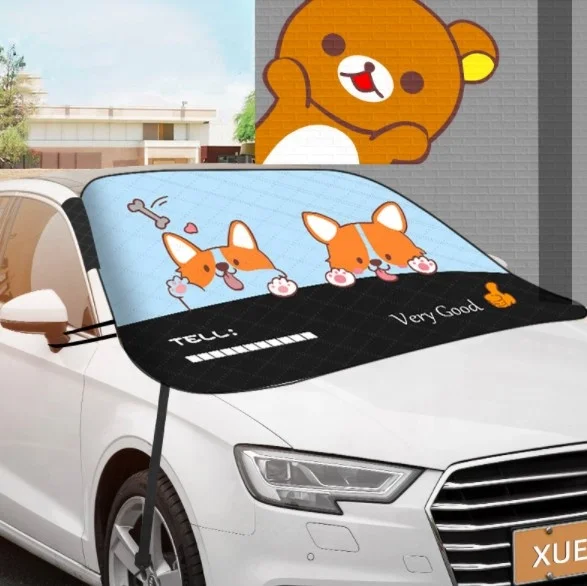 170*112 см Универсальный Автомобильный солнцезащитный козырек для снега складной портативный чехол лобового стекла автомобиля Защита от зимнего льда дождя пыли