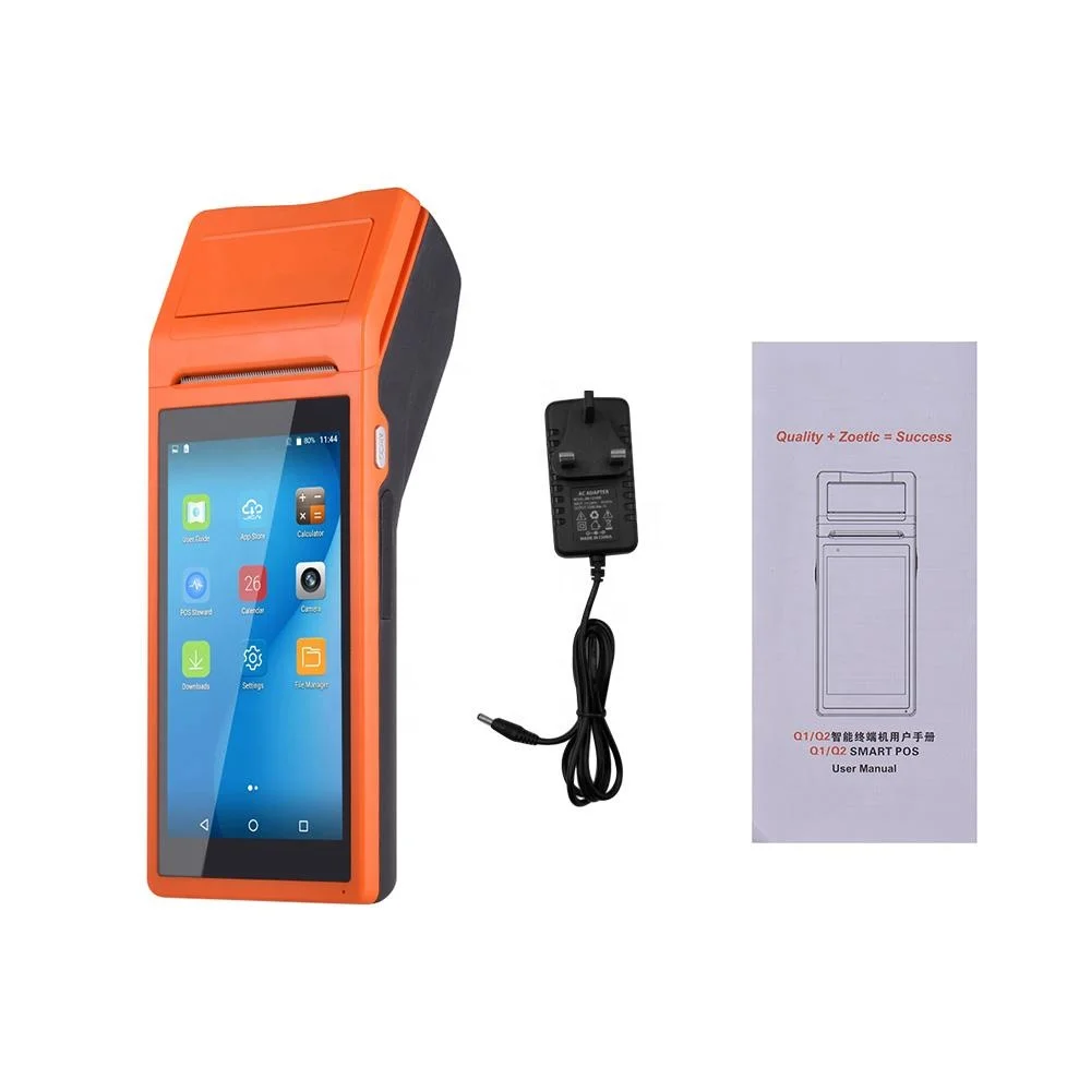 Беспроводная ручная NFC POS-терминал Android 6 POS-машина для лотерейных/автобусных билетов