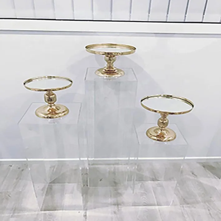 Wedding Decoration Stand Display Acrylic Transparent Clear Acrylic Dessert Table