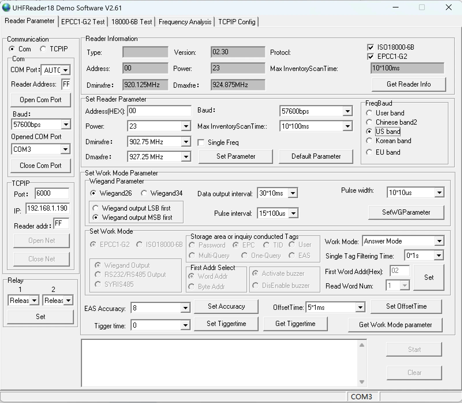 23dBm USB/RS232/IP port Desktop UHF RFID Reader Writer Reading Distance up to 1meter for access control system