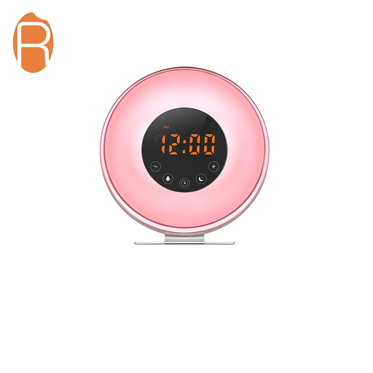
Digital Alarm Clocks Touch Sensor Sunrise Sunset LED Light Clock 