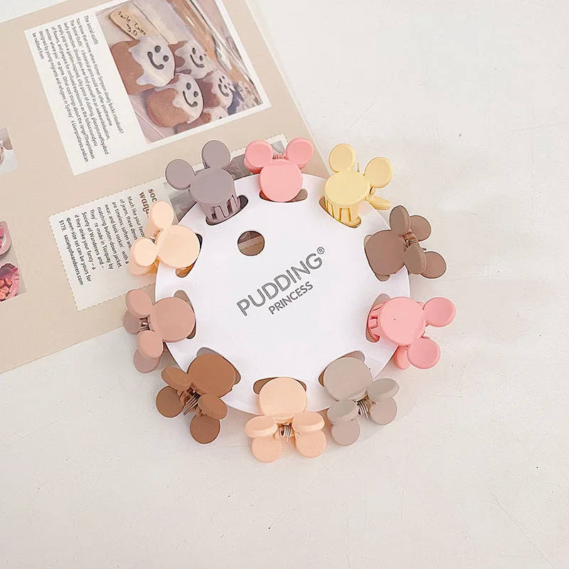 Korean Mini Cute Hair Claw Clips Princess Hair Clips Women Sweet Hair Accessories Cream Small Claw Clip for Children