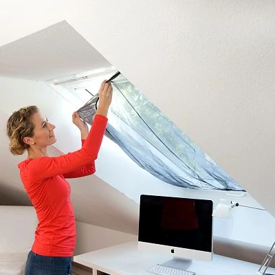 
Insect Stop Window Screen Hook And Loop Comfort window screen For Dormer Windows & Skylight Window 