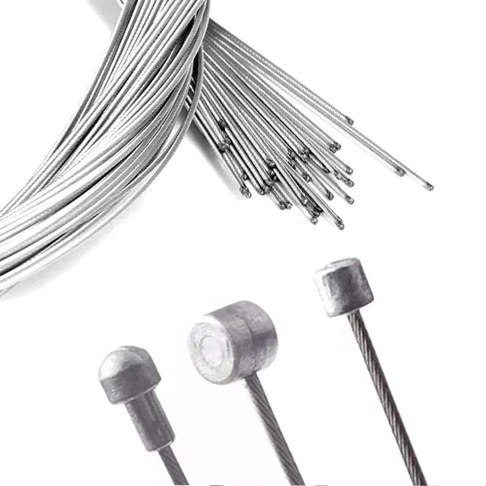 5/10pcs 2M MTB Bicycle Brake Line Bicycle Speed Line Fixed Gear Shifter Gear Brake Cable Set Core Inner Wire for MTB Road Bike