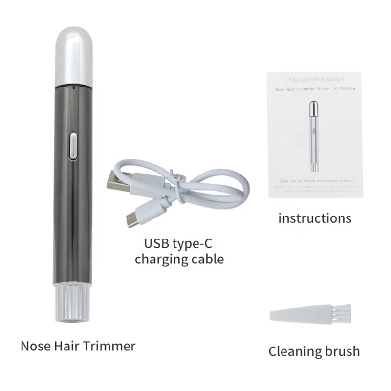Wireless Waterproof Shaving Fine Tuning Safety Manual Nursing Trimmer Ear Face Nose Hair Removal Trimmer