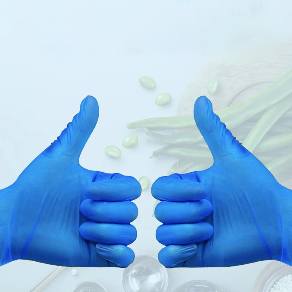 100PCS/BOX Disposable vinyl Gloves Essential Goods Ultra Strong Guantes Food Multi-purpose and Cleaning safe Household Guantes