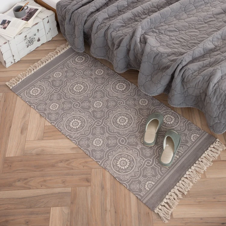 Factory price carpet custom area rug popular indian digital printing floor mat for living room decoration