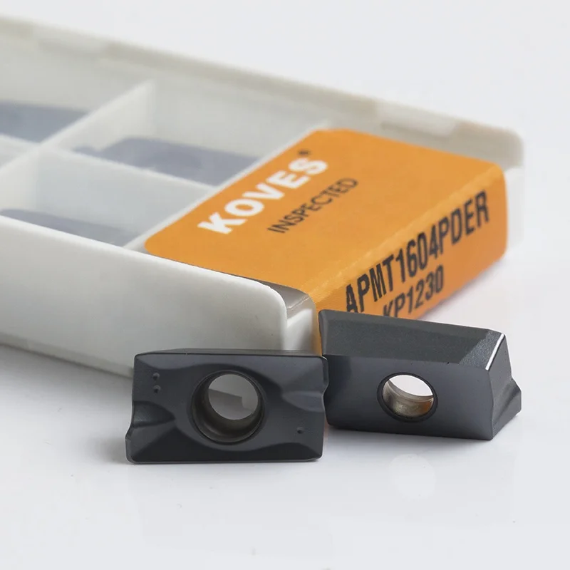 Карбидные вставки KOVES инструмент для ЧПУ APMT1604PDER KP1230 твердосплавные Индексируемые