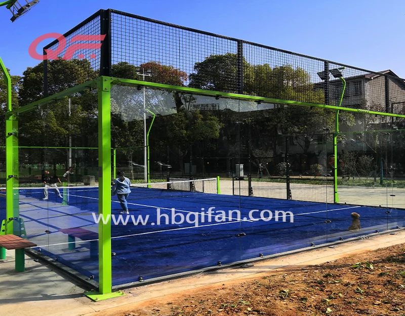 Factory Price Assembled Panoramic High Quality Full Padel Court Panoramic Outdoor For Sale