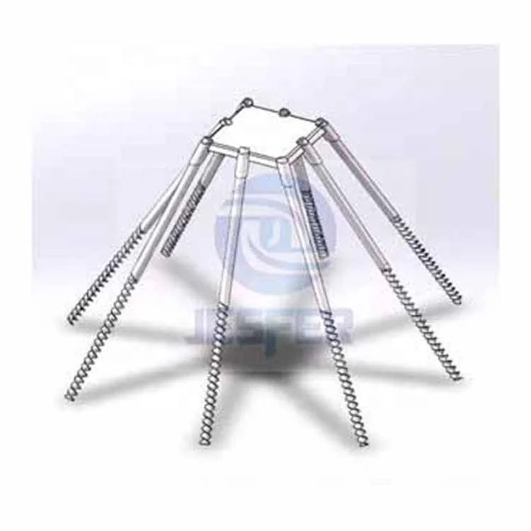 Galvanized earth screw piles post fence ground anchor for house foundations