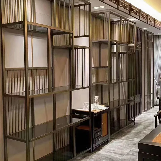 Living room stainless steel display cabinet corner drop furniture and objects display cabinet