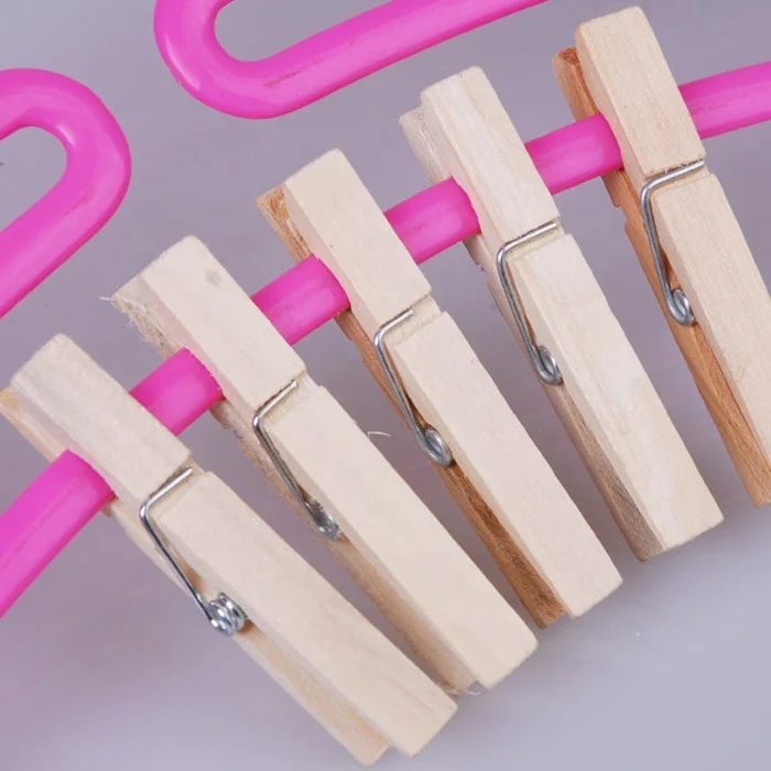 84 mm large clothes pegs wood