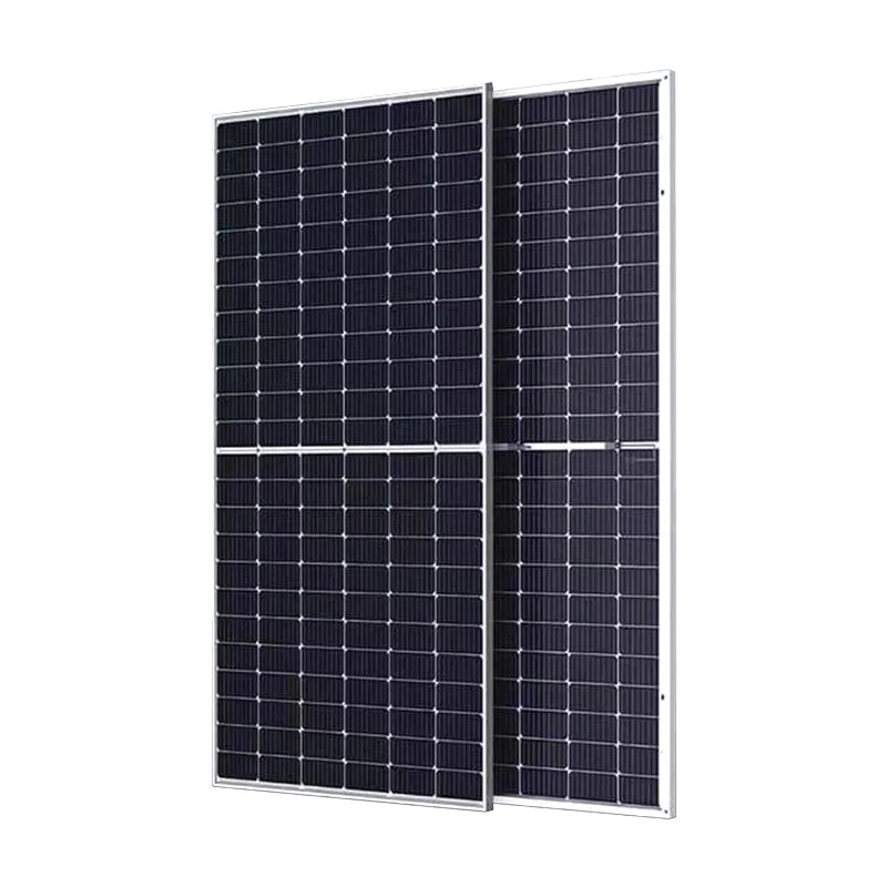 Горячая Распродажа черный полуэлементный PV модуль 450 Вт 550 600 700 моно солнечная панель 10BB 12BB