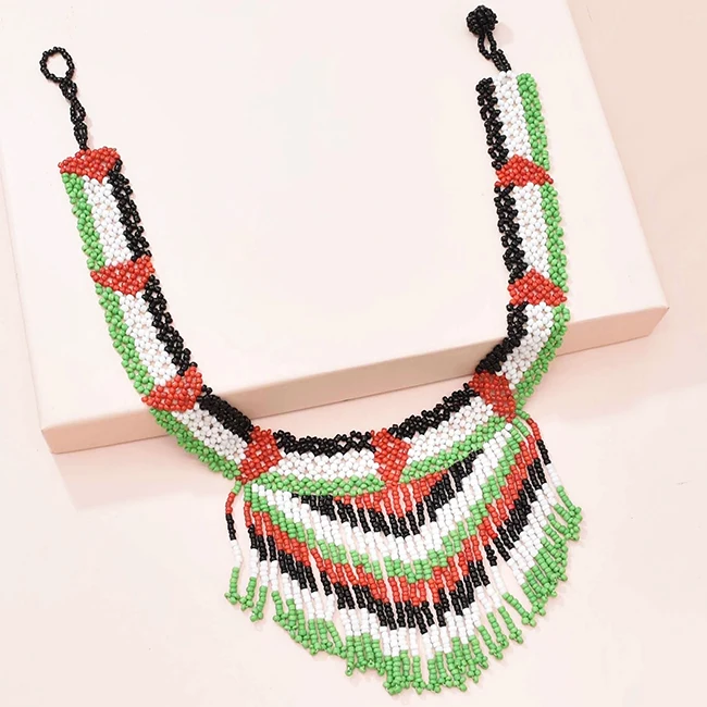 Dazgirl Masai beads necklace