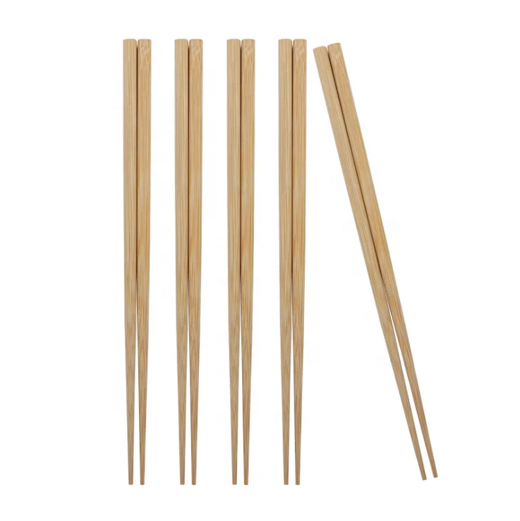High Quality Custom Engraved Reusable Sushi Chopstick Bulk Japanese Style Bamboo Wooden Craft Chopsticks