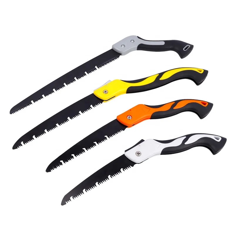 High speed steel SK5 Mn steel mini hand tool portable sharp  saw blade folding saw for quick cutting wood