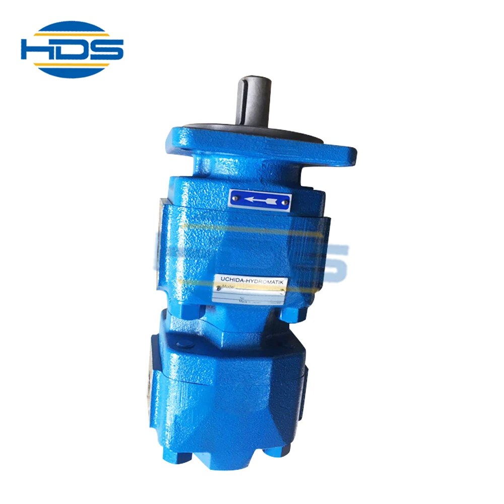 Chinese Factory Uchida Hydraulic Gpp1 Double Rexroth Gear Pump