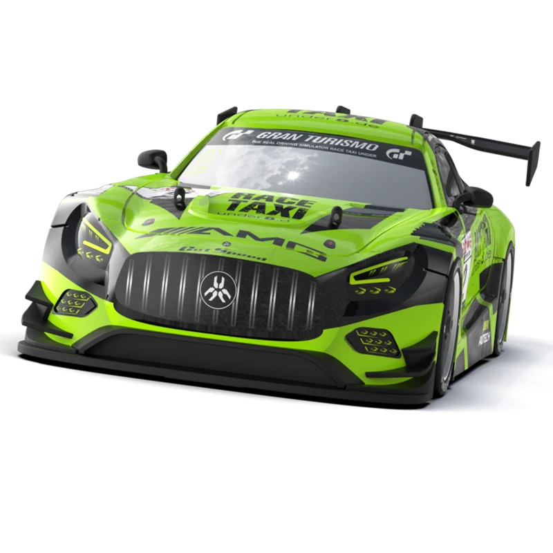 KAMTOM 1601 40+Km/H 4WD RC Drift Car 1:16 Classic Green Demon Supercar Model 2.4Ghz Remote Control Toys Drift Racing Hobby Gifts