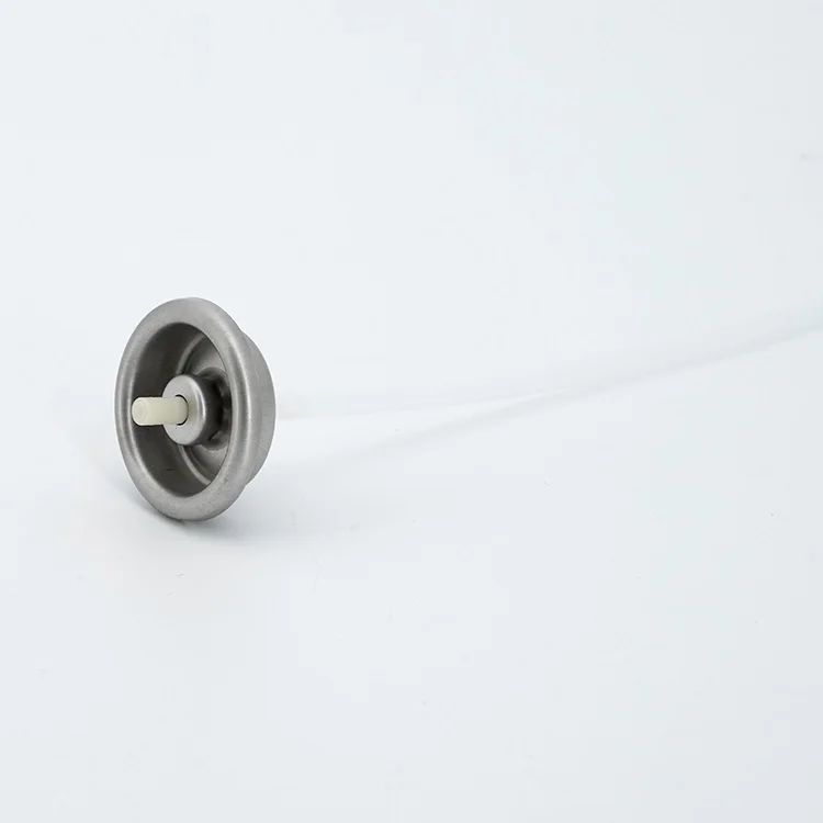 Injection Molding Technology S Type Of 1 Inch Plastic Rubber Iron Aluminum Aerosol Valve Used In Normal Aerosol Product