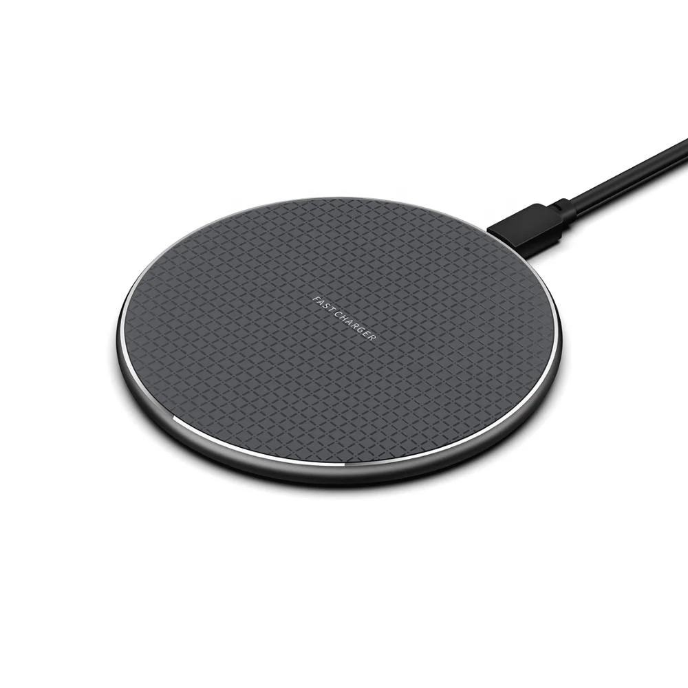 Cheapest Aluminum Alloy Base Fast Wireless Charging Pad Compatible with All Qi-Enabled Devices and Xiaomi 10 Pro 5G Phones