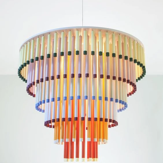 Индивидуальная Спецификация красочные деревянные люстры светильники коктейльный стиль Подвесная лампа