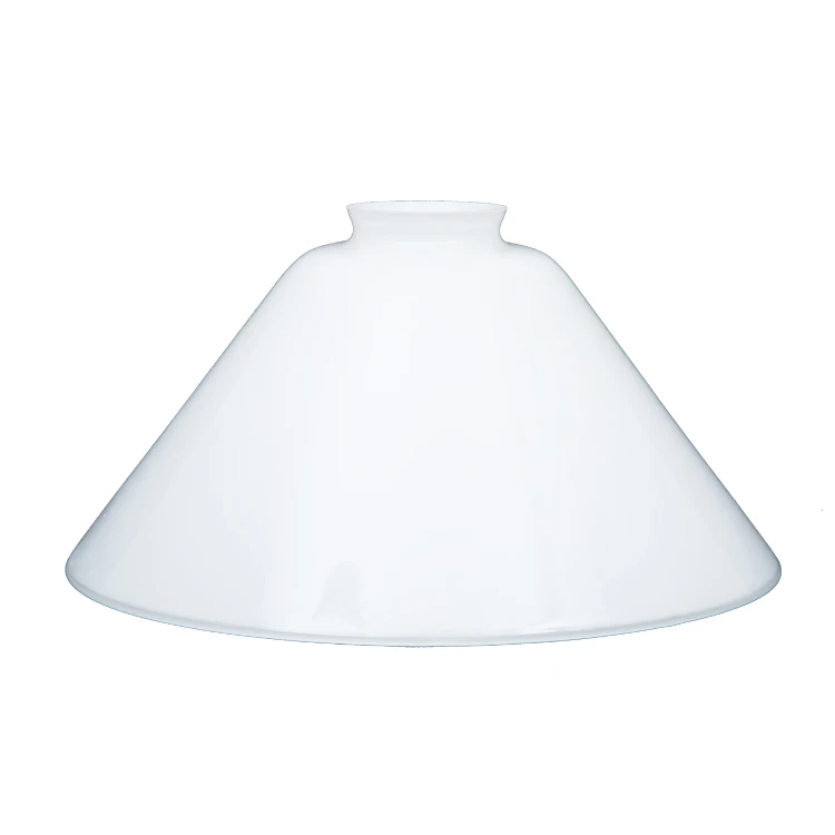 Старая школа электрическая коническая форма ОПАЛ БЛЕСТЯЩАЯ стеклянная Подвесная лампа абажур антикварная конусная шляпа подвесной светильник крышка