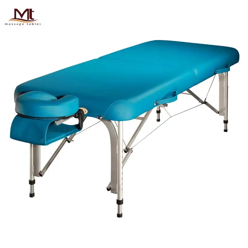 Zuma-Landmark Mt Manufacture Adjustable Height Aluminum Portable Folding Lightweight Spa Bed Massage Bed Massage Table