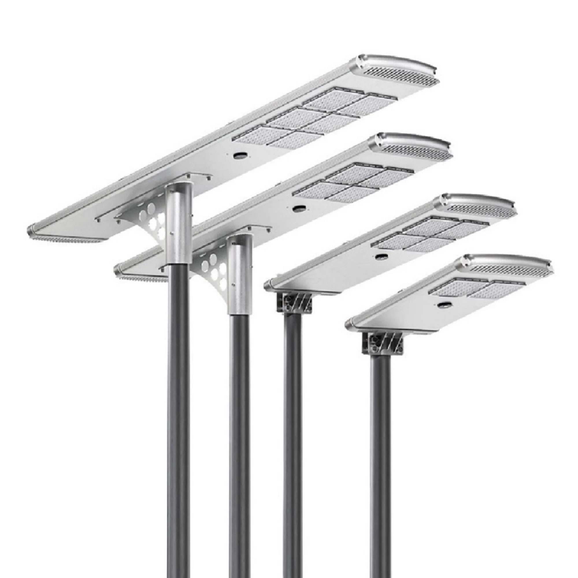 Monocrystalline silicon solar panel IP65 All in one solar street light 20w 30w 40w 50w 60w all die-cast aluminum solar outdoor